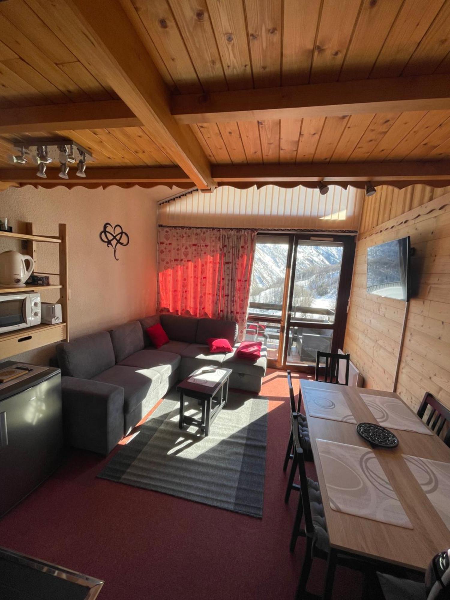 Appartement Plein Sud Cosy 6 Personnes Tres Bien Equipe ,Vue Splendide, Terrasse, Spacieux,Bien Situe, Randonnees,Ski Saint-Sorlin-dʼArves Kültér fotó