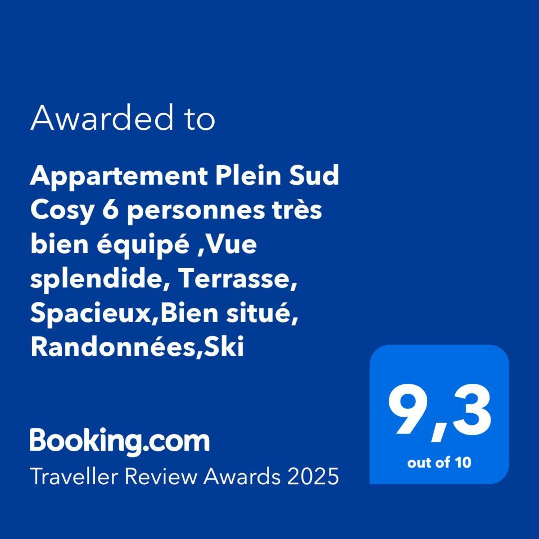 Appartement Plein Sud Cosy 6 Personnes Tres Bien Equipe ,Vue Splendide, Terrasse, Spacieux,Bien Situe, Randonnees,Ski Saint-Sorlin-dʼArves Kültér fotó