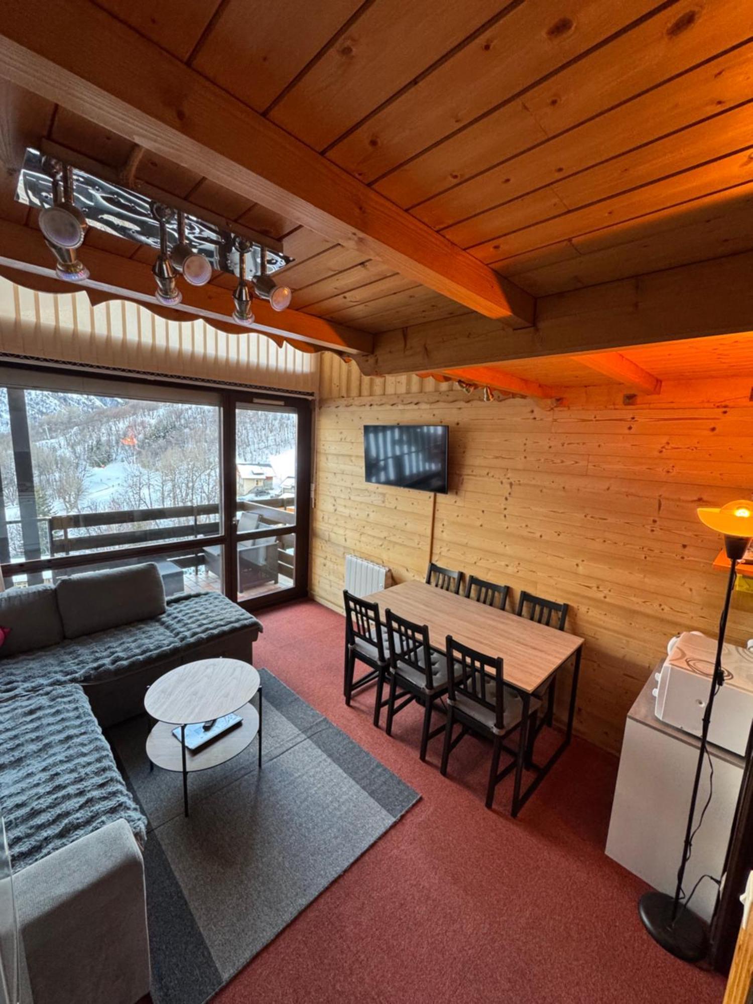 Appartement Plein Sud Cosy 6 Personnes Tres Bien Equipe ,Vue Splendide, Terrasse, Spacieux,Bien Situe, Randonnees,Ski Saint-Sorlin-dʼArves Kültér fotó